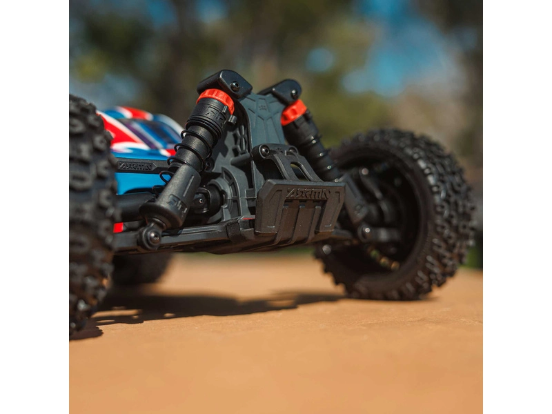 RC auto Arrma Typhon Mega 665 1:8 4WD RTR, červená