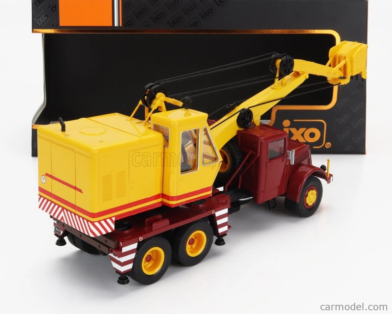 Ixo-models Tatra 111d Truck 3-assi 1958 1:43 Červená Žlutá