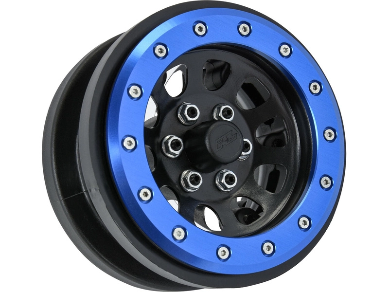Pro-Line Disc 2,9" 1:6 Steelies s dvojitým posunom, modrá/čierna: SCX6