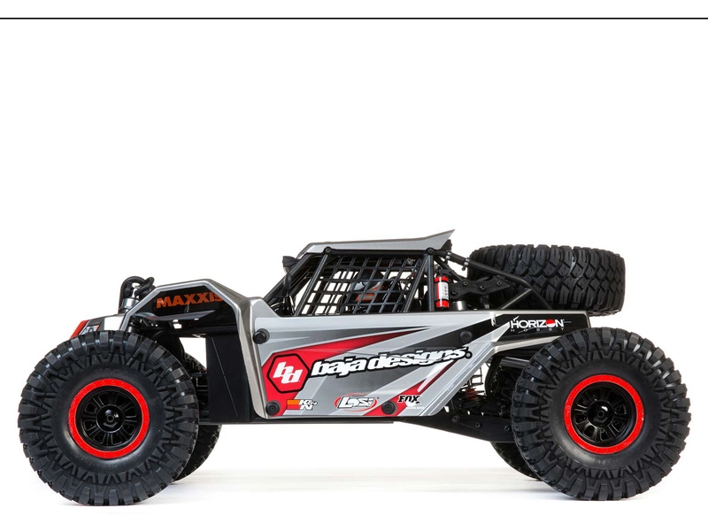 RC auto Losi Super Rock Rey V2 1:6 4WD RTR, sivé