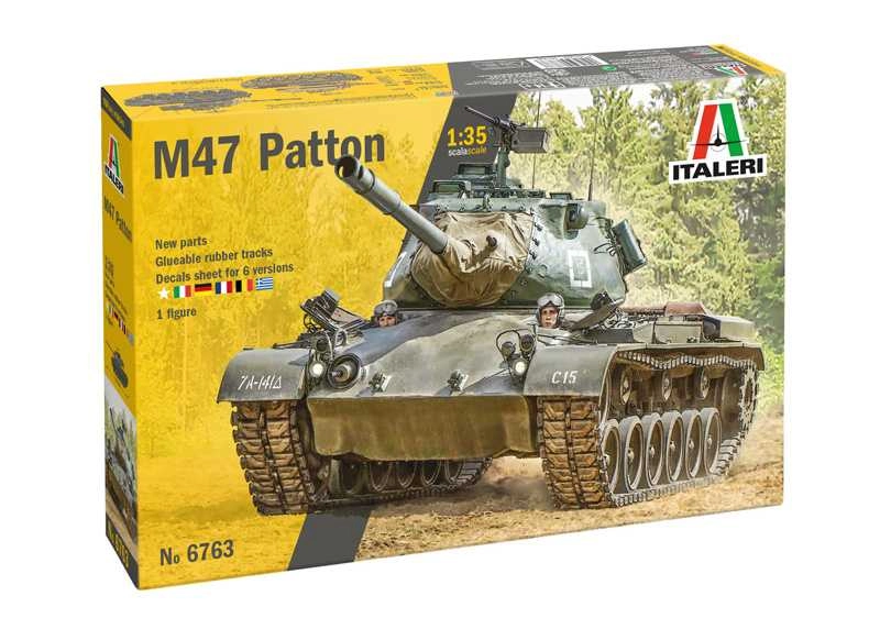 Italeri Datp Tank M47 Patton Wwii - Us Army - Nato Army 1945 - 1980 Military 1:35 /