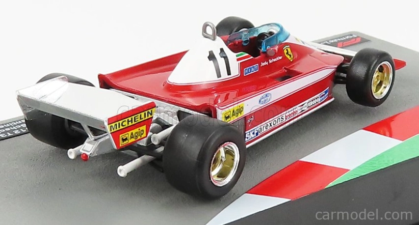 Edicola Ferrari F1 312t3 N 11 Víťaz majstrovstiev sveta v Argentíne 1979 Jody Scheckter 1:43 Červená
