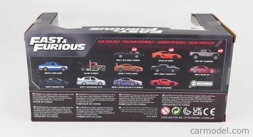 Dodge Charger Widebody 1968 od Jada Dodge Dom - Fast & Furious 1:24 Primer Black