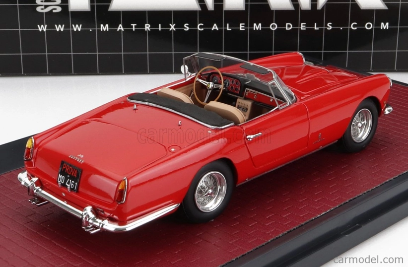 Matrix scale models Ferrari 250 Gt 2-series Pininfarina Spider Cabriolet Open 1960 1:43 Red