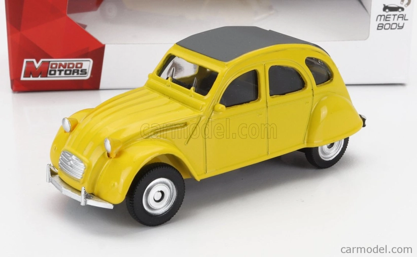 Mondomotors Citroen 2cv 1961 1:43 Žltá