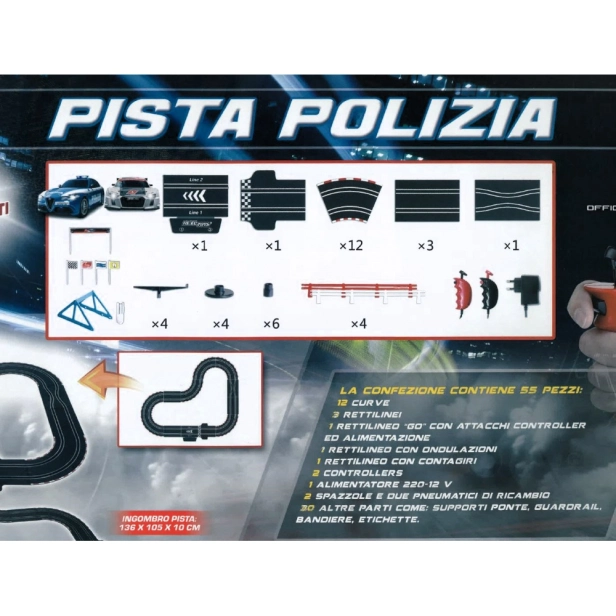 Autodráha Polícia 3 v 1