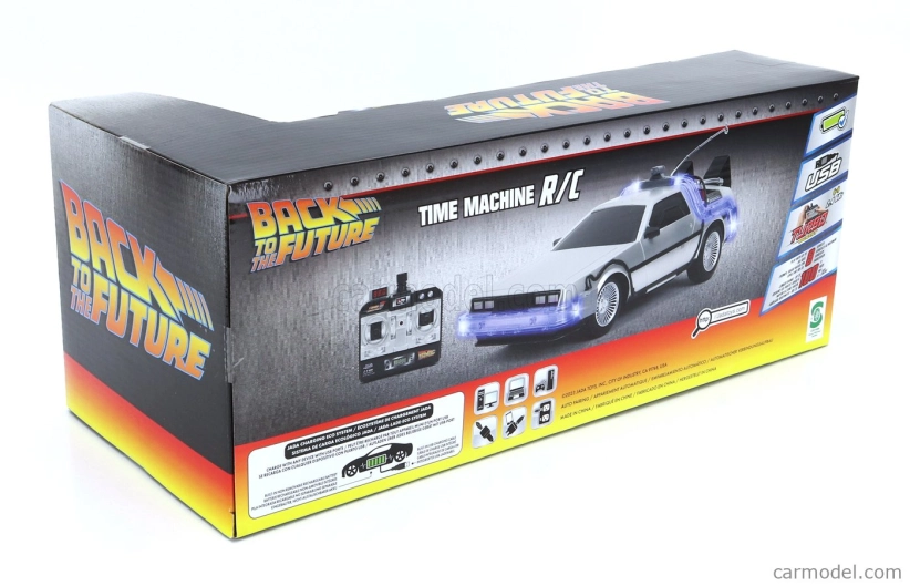 Jada De lorean Time Machine - Back To The Future 1 - Ritorno Al Futuro 1 1:16 Silver