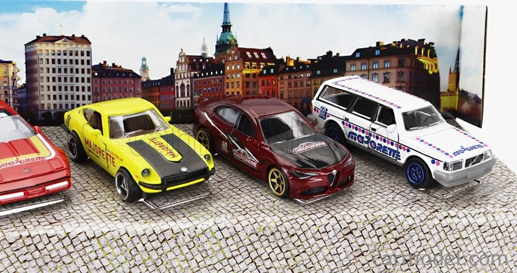 Majorette Alfa romeo Set Assortment 5 Cars Pieces - 60th Anniversary 1:64 Různé