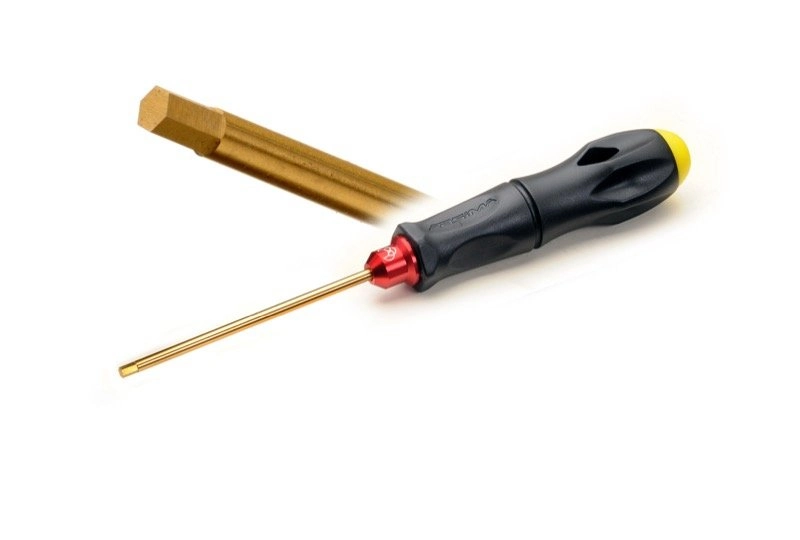 Imbusový šroubovák Absima HSS dřík s titanovou povrchovou úpravou, 3,0mm
