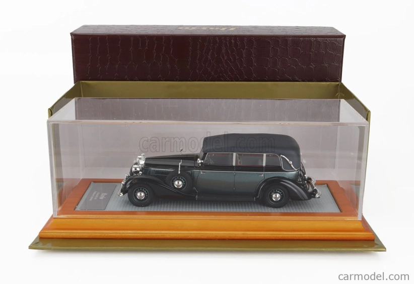 Ilario-model Horch 951a Pullman Original Car Cabriolet Closed 1938 1:43 Černá Zelená Met