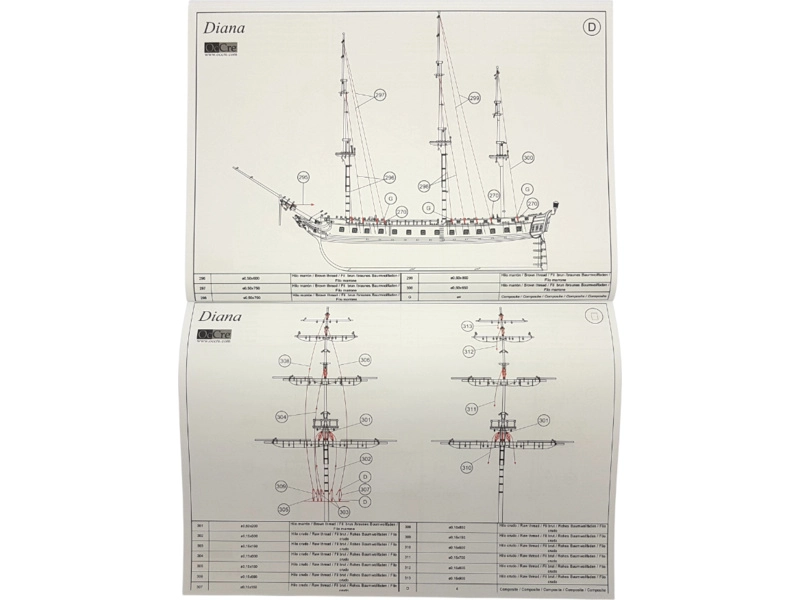 OCCRE Diana 1:85 kit
