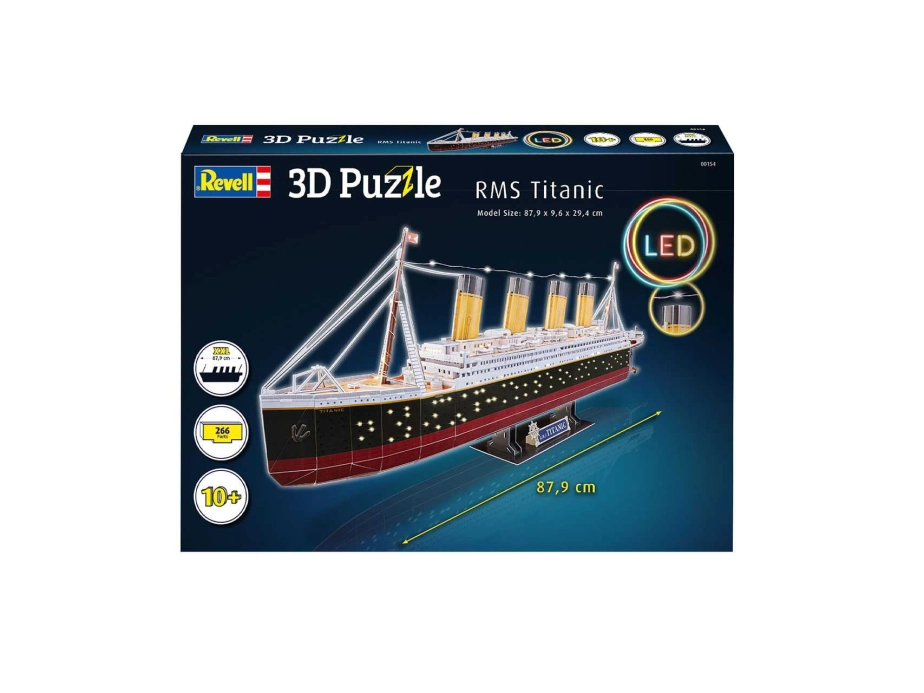 Revell 3D Puzzle – RMS Titanic s LED osvetlením