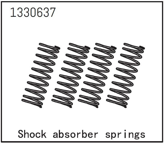 1330637 - Shock Absorber Springs (4) - Yucatan
