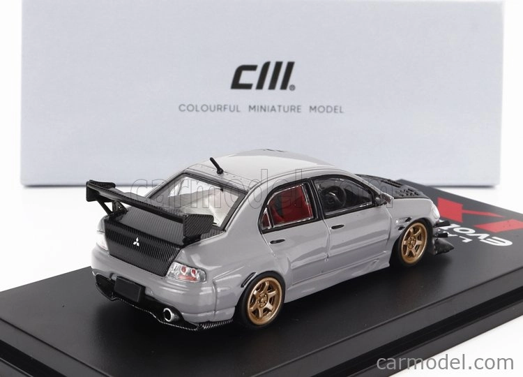 Cm-models Mitsubishi Lancer Evo Ix 2003 1:64 Šedá Uhlíková Čerň