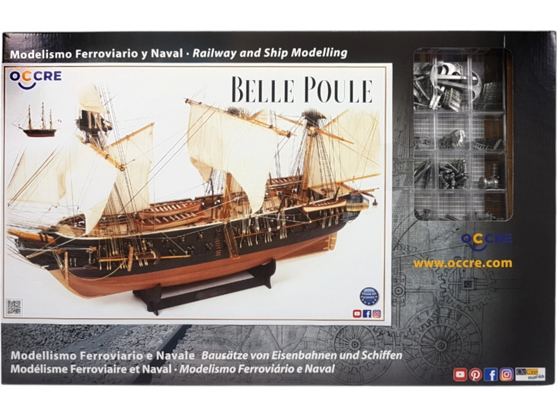 OCCRE Belle Poule 1:90 kit