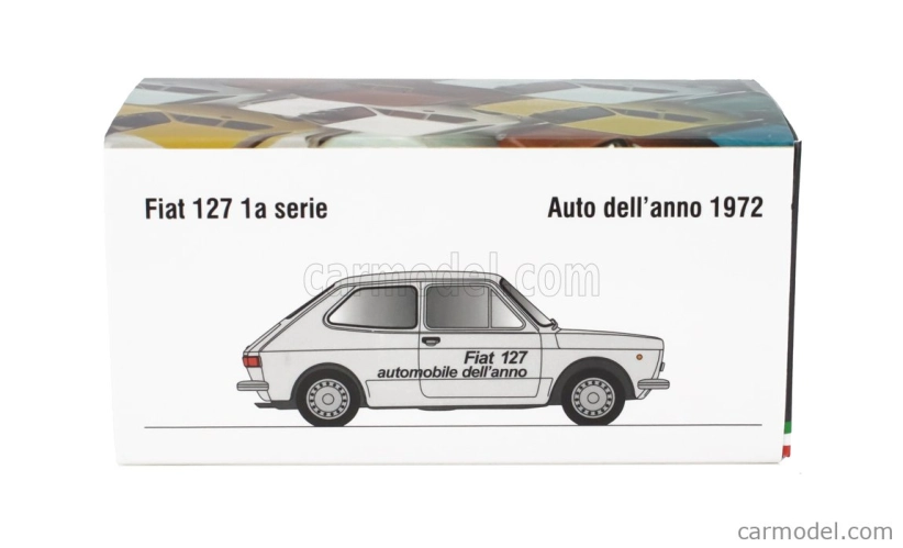 Brumm Fiat 127 1-series 1971 - Beige Interior 1:43 Verde Lago - Zelená