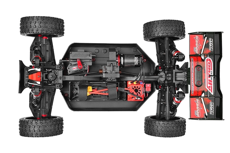 ASUGA XLR 6S – BUGGY 4WD – RTR – červená