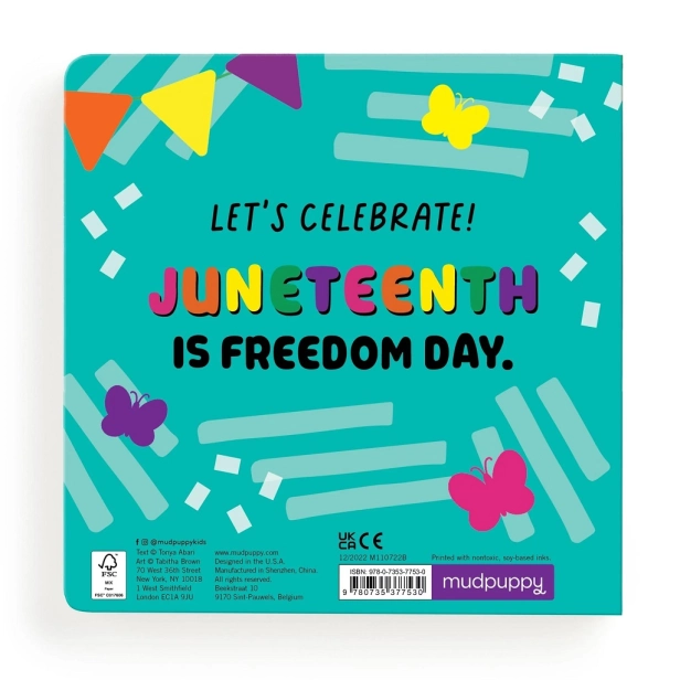 Mudpuppy Kniha Let's Celebrate Juneteenth