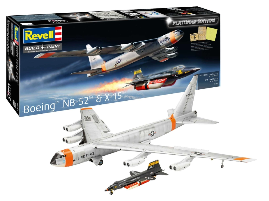 Plastic ModelKit letadlo 03793 - B-52D Stratofortress "Platinum Edition" (1:72)