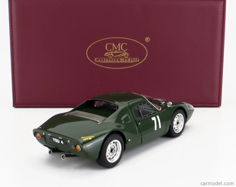 Cmc Porsche 904 Carrera Gts Ch.904-045 N 71 Scott Brown Memorial Snetterton 1964 Dickie Stoop 1:18 Zelená