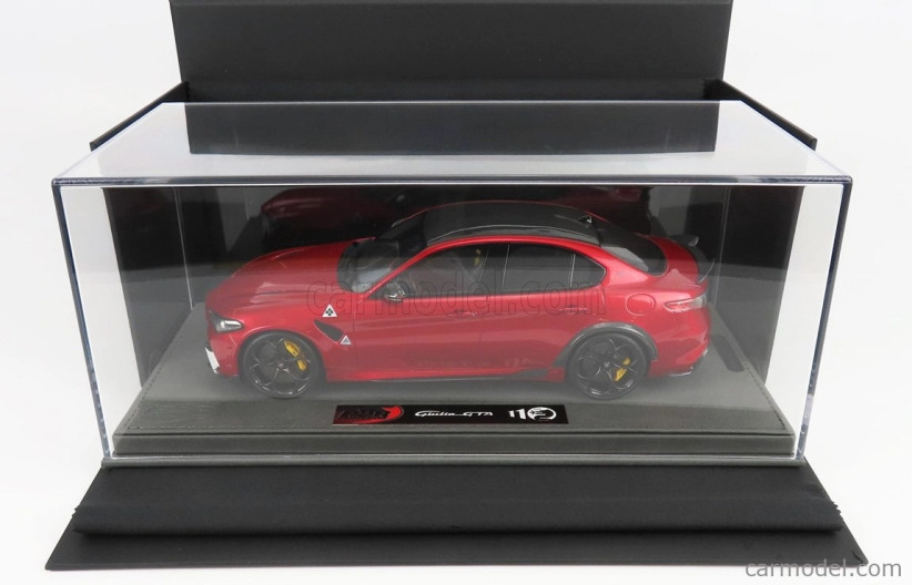 Bbr-models Alfa romeo Giulia Gta 2020 - Con Vetrina - S vitrínou 1:18 Rosso Gta - Red Met