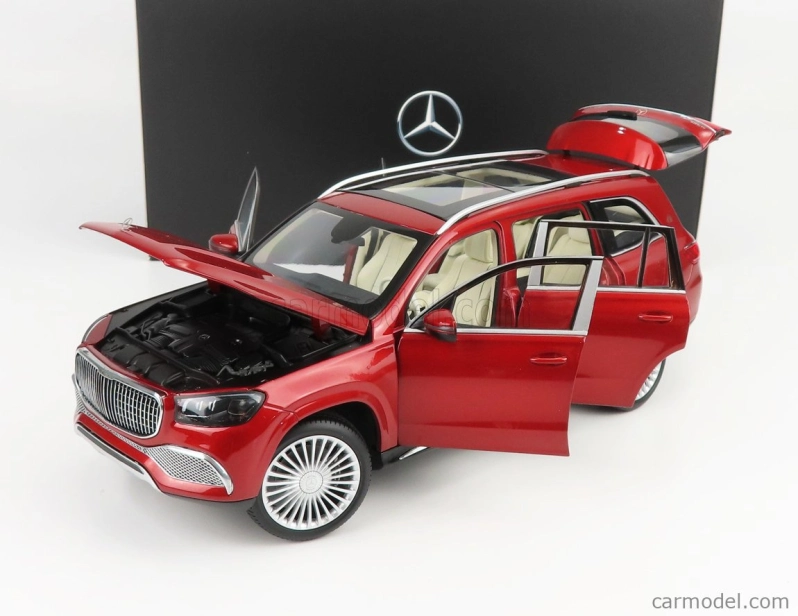 Mercedes benz Maybach Gls-class Gls600 4-matic (x167) 2019 1:18 Hyacynth Red