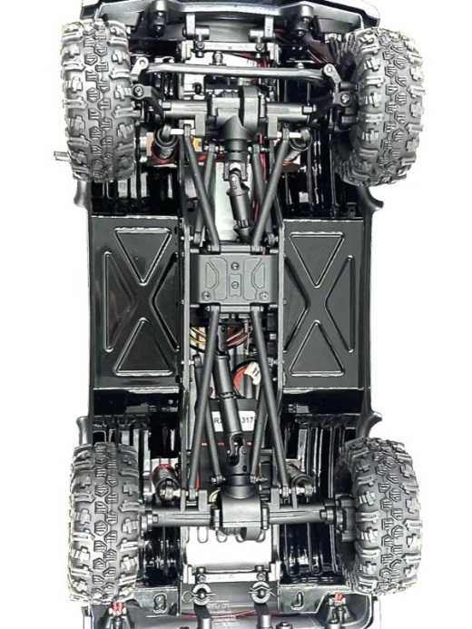 Mini Crawler Hobby Plus / Absima CR-18P EVO-V2 Rock Van 1:18 RTR - modrý
