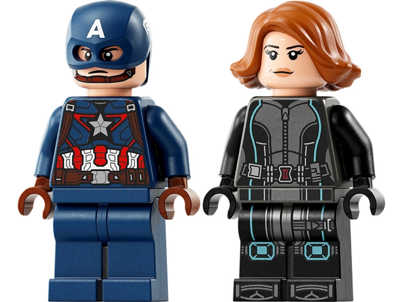 LEGO Marvel - Black Widow a Kapitán Amerika na motorkách