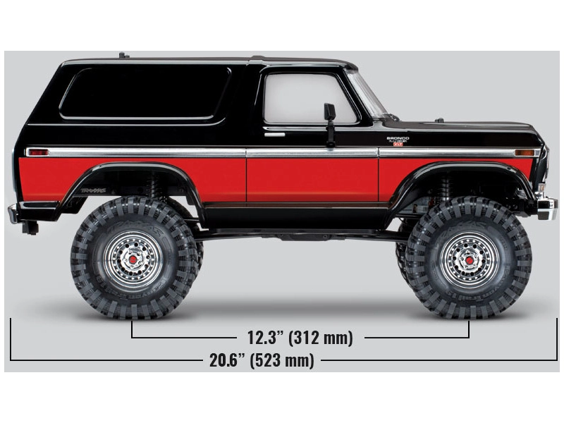 RC auto Traxxas TRX-4 Ford Bronco 1:10 TQi RTR, Sunset
