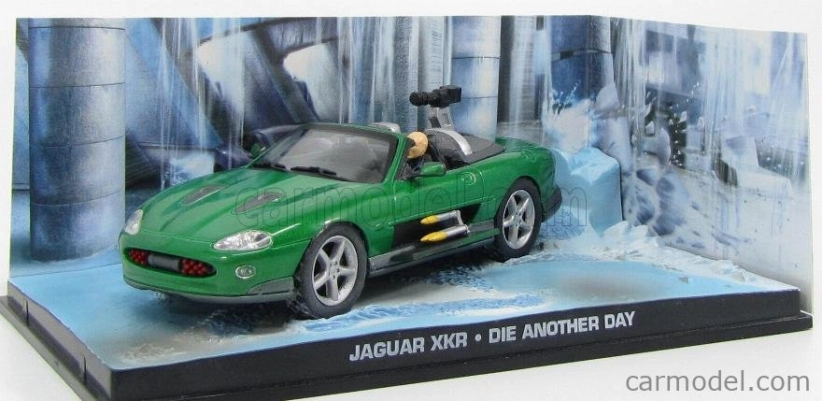 Edícia Jaguar Xkr Spider Open 2002 - James Bond 007 - Die Another Day - La Morte Puo' Attendere 1:43 Green Met