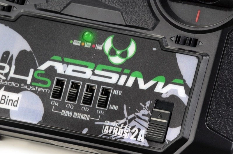 Čtyřkanálová RC souprava Absima SR4S 2,4GHz