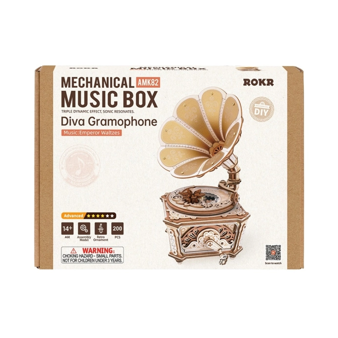 RoboTime 3D skládačka Diva Gramophone