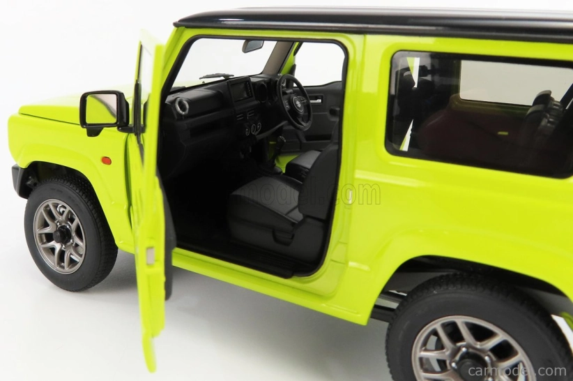 Autoart Suzuki Jimny Jb64 Lhd 2018 1:18 Kinetic Yellow Black Pearl