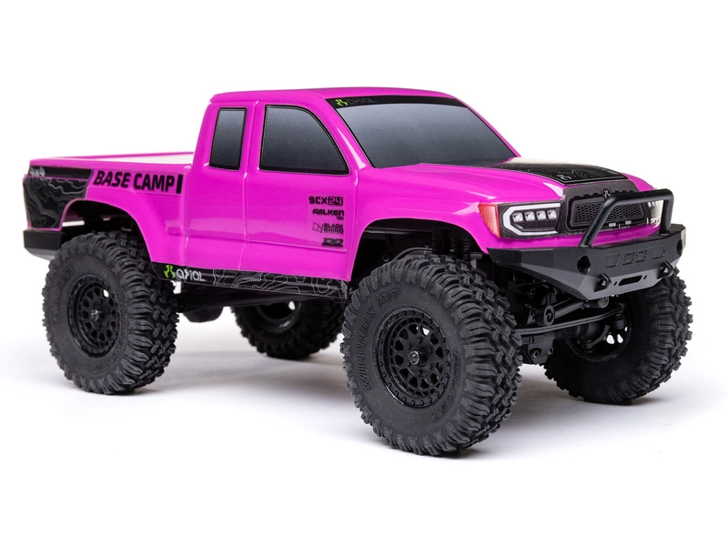RC auto Axial SCX24 Base Camp 1:24 4WD RTR, růžová