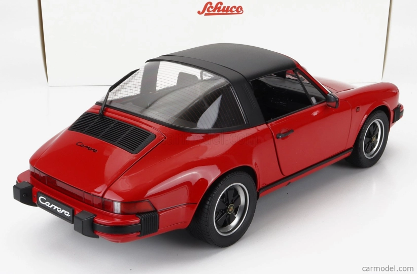 Schuco Porsche 911 3.2 Carrera Targa Cabriolet 1989 1:12 Red