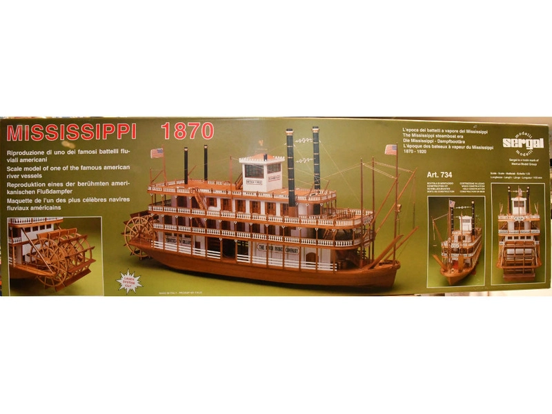 Mantua Model Mississippi 1:50 kit