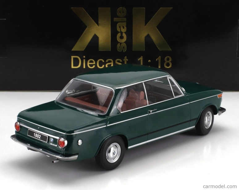 Kk-scale BMW 1802 1-series Facelift (restyling) 1971 1:18 Tmavě Zelená