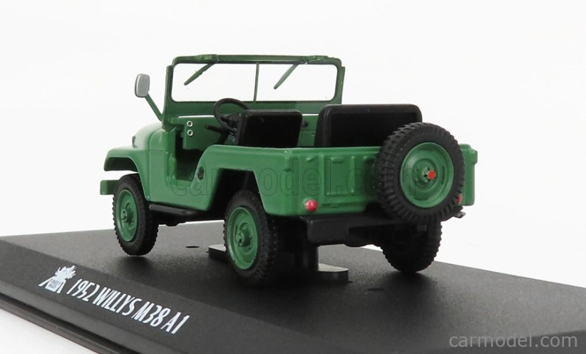 Greenlight Jeep Willys M38 A1 1952 - Charlieho anjeli 1:43 Vojenská zelená