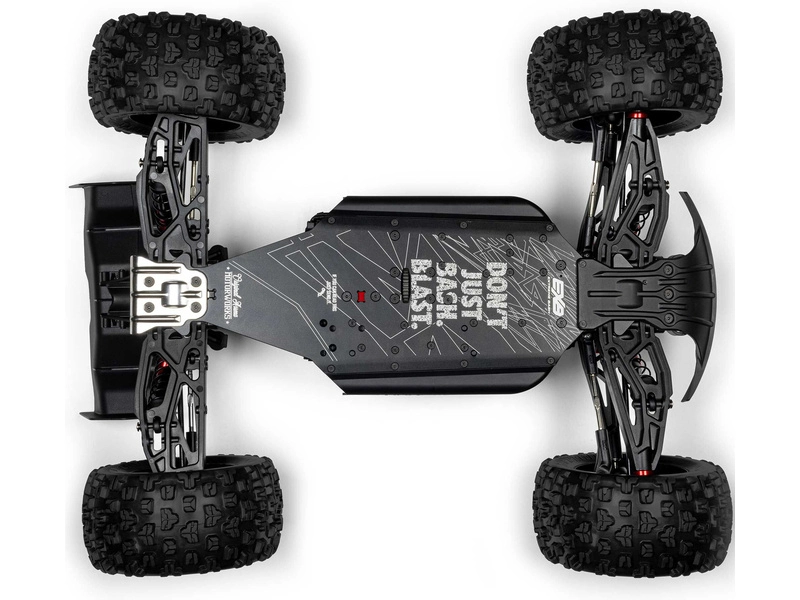 RC auto Arrma Kraton 6S BLX V6 1:8 4WD Extreme Bash RTR, čierne