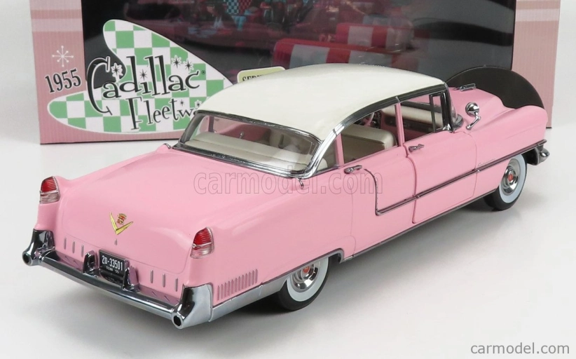 Greenlight Cadillac Fleetwood Series 60 1955 1:18, růžová