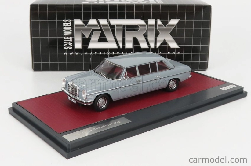 Matrix scale models Mercedes benz V114 Pollmann 1969 1:43 Grey
