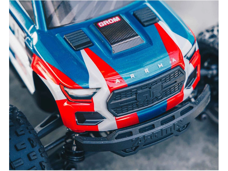 RC auto Arrma Granite Grom 1:18 4WD Smart RTR, červené