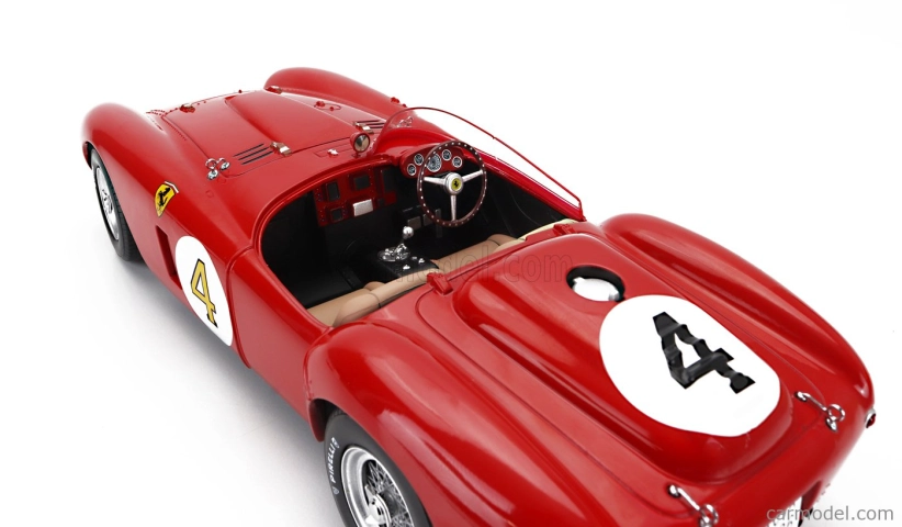 Kk-scale Ferrari 375 Plus 5.0l V12 Spider Team Scuderia Ferrari N 4 Winner 24h Le Mans 1954 Maurice Trintignant - Jose Froilan Gonzales 1:18 Red