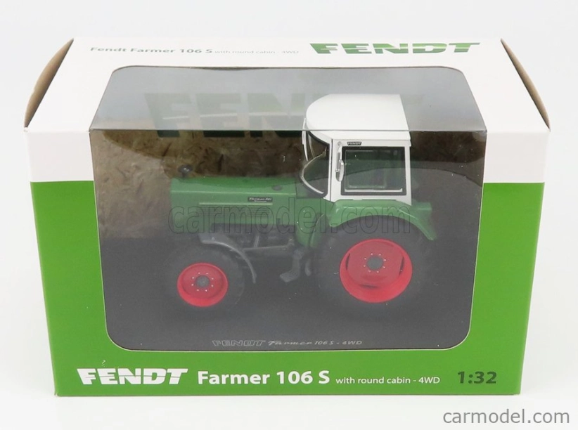Universal hobbies Fendt Farmer 106s 4wd Tractor 1980 1:32 Zelená Biela