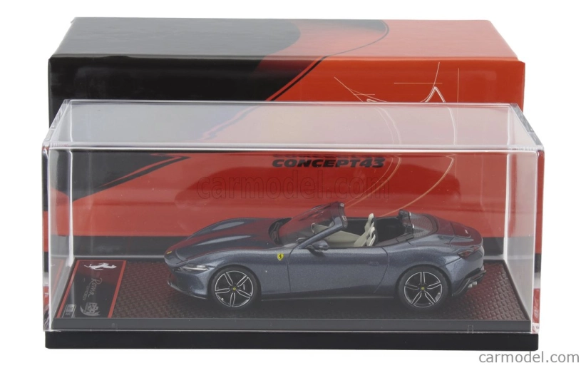 Bbr-models Ferrari Roma Spider Open 2020 1:43 Blu Roma - Blue Met