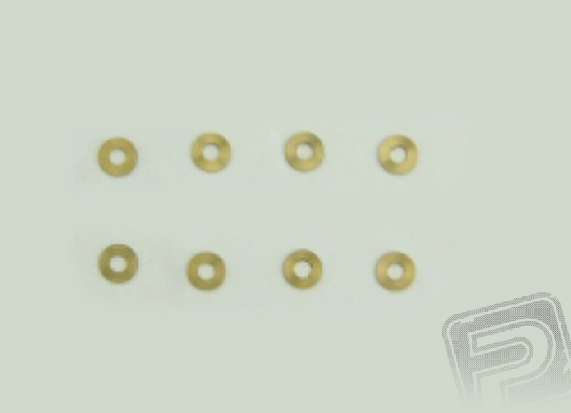 Podložky 2,5 x 5,5 x 0,5 mm (8 ks)