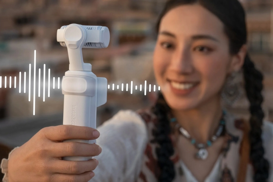 Insta360 Luna Ultra ochrana proti vetru na mikrofón (biela)