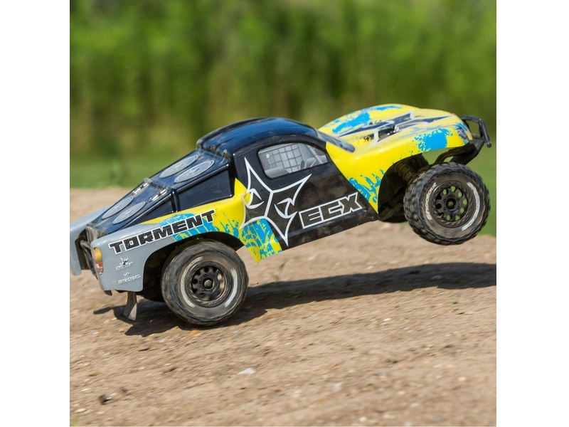RC auto ECX Torment 1:10, žlutá