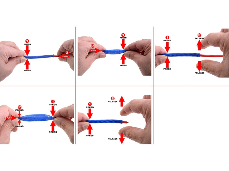 Ochranný káblový oplet 8 mm zelený (1 m)