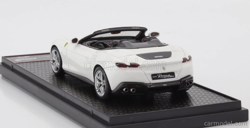 Bbr-models Ferrari Roma Spider Open 2020 1:43 Bianco Cervino - Biela